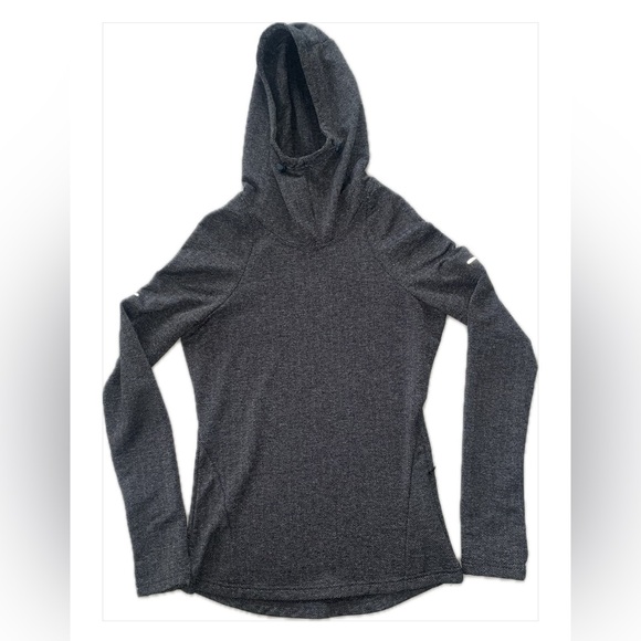 Mondetta Women's Gray Long Sleeves HoodedStretch Pullover Athletic Thermal XS - Picture 1 of 5